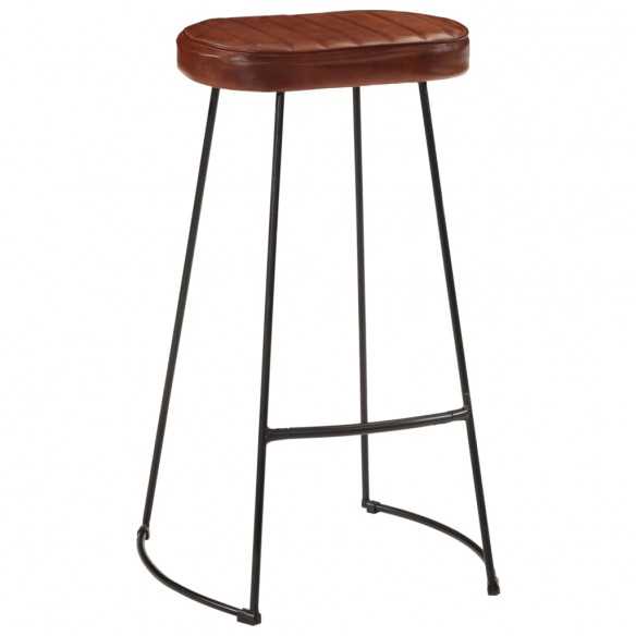 Tabourets de bar Gavin 2 pcs marron foncé 44x37,5x78 cm