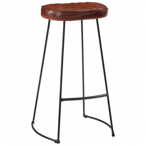 Tabourets de bar Gavin 2 pcs marron foncé 44x37,5x78 cm