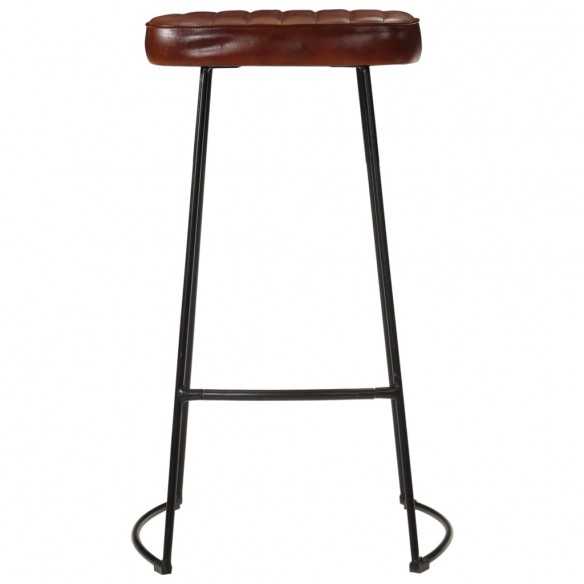 Tabourets de bar Gavin 2 pcs marron foncé 44x37,5x78 cm