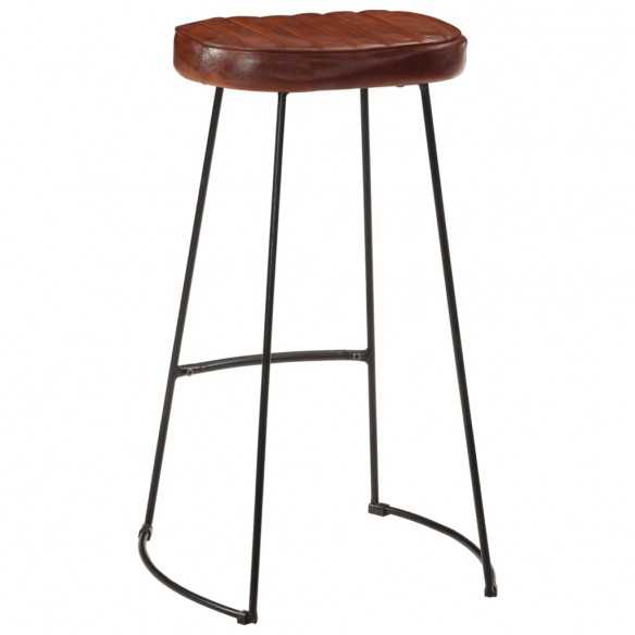Tabourets de bar Gavin 2 pcs marron foncé 44x37,5x78 cm