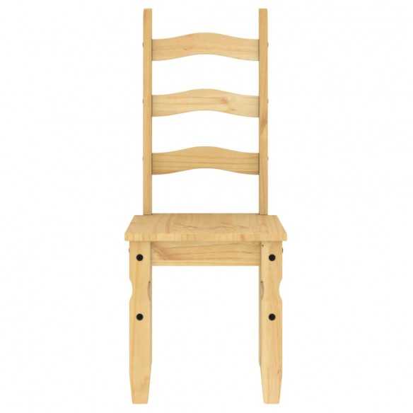 Chaises à manger lot de 2 Corona 42x47x107cm bois massif de pin