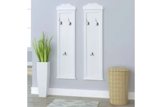 Portemanteaux 2 pcs Blanc