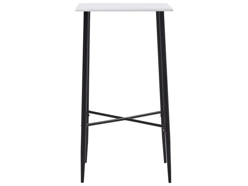 Table de bar Blanc 60 x 60 x 111 cm MDF