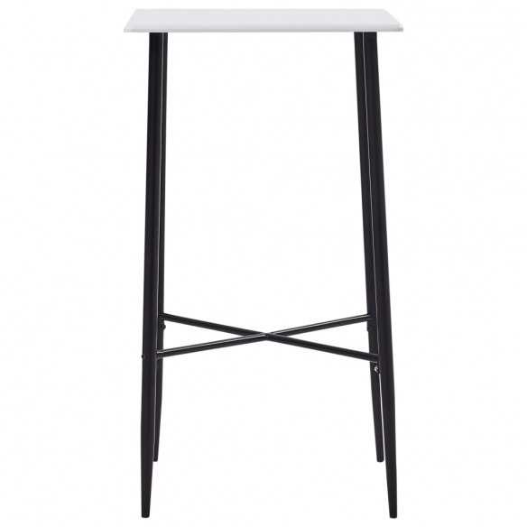 Table de bar Blanc 60 x 60 x 111 cm MDF