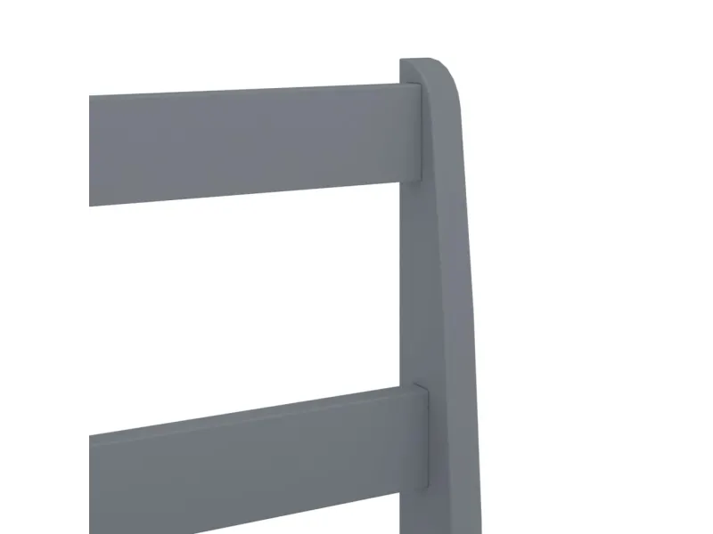 Chaises à manger lot de 2 Panama gris bois massif de pin