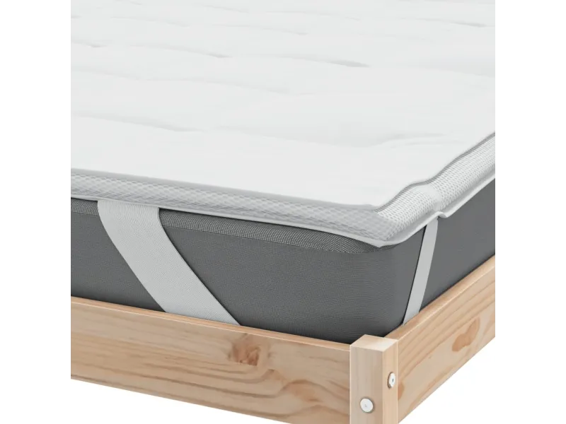 Protège-matelas blanc 140x190 cm