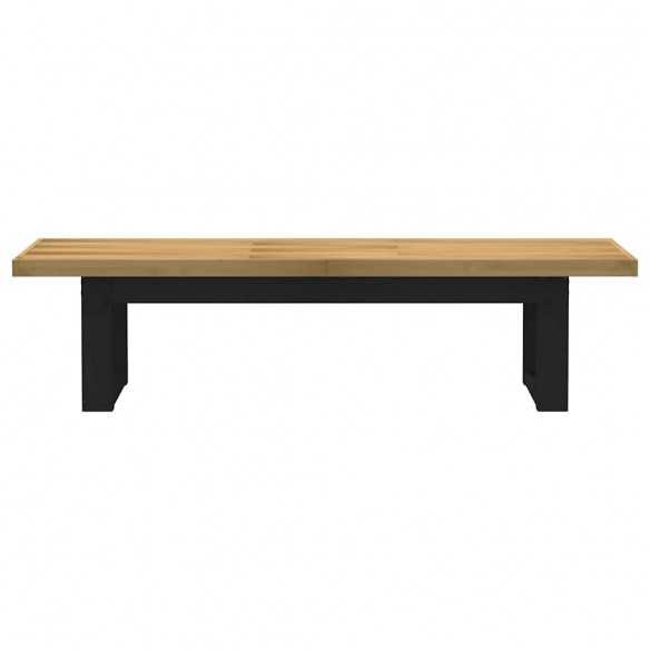 Banc à manger NOAIN pieds en forme de U 180x40x45 cm massif pin