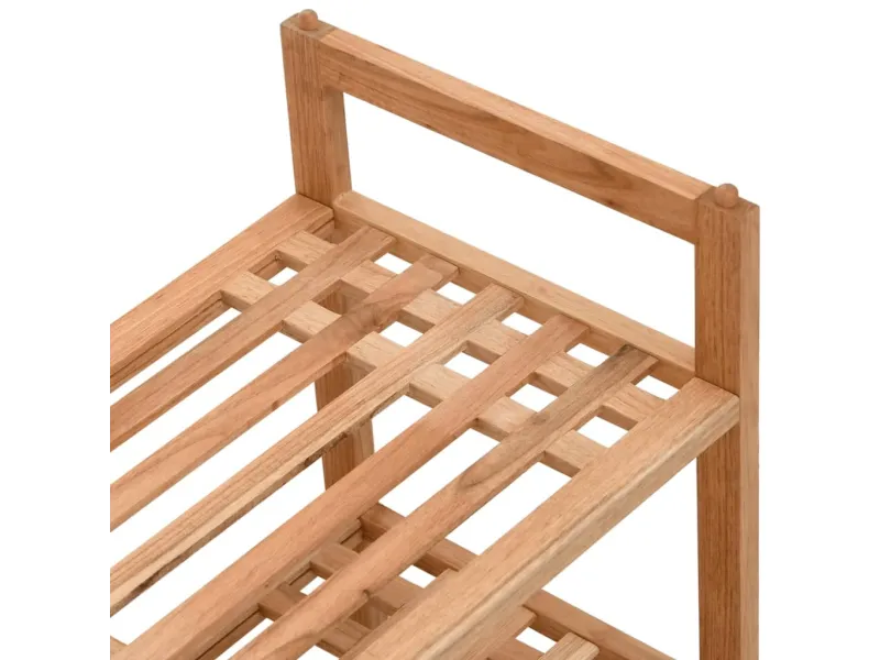 Meuble à chaussures 69x27x41 cm Bois massif de noyer