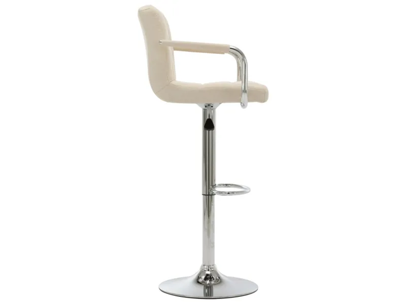 Chaise de bar Crème Tissu