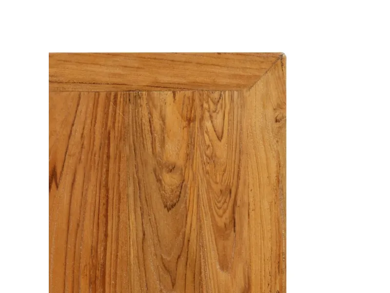 Table de bar Teck recyclé massif 60x60x107 cm