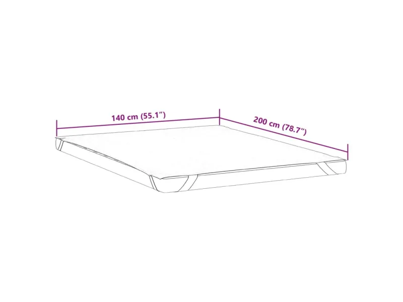 Protège-matelas blanc 140x200 cm imperméable