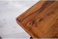 Table d'appoint design Z en bois massif