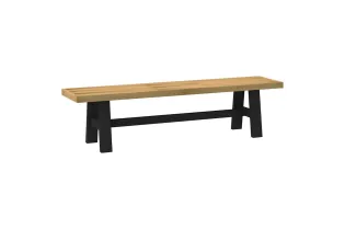 Banc à manger NOAIN pieds en forme de A 180x40x45 cm massif pin