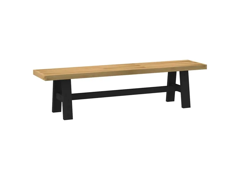 Banc à manger NOAIN pieds en forme de A 180x40x45 cm massif pin