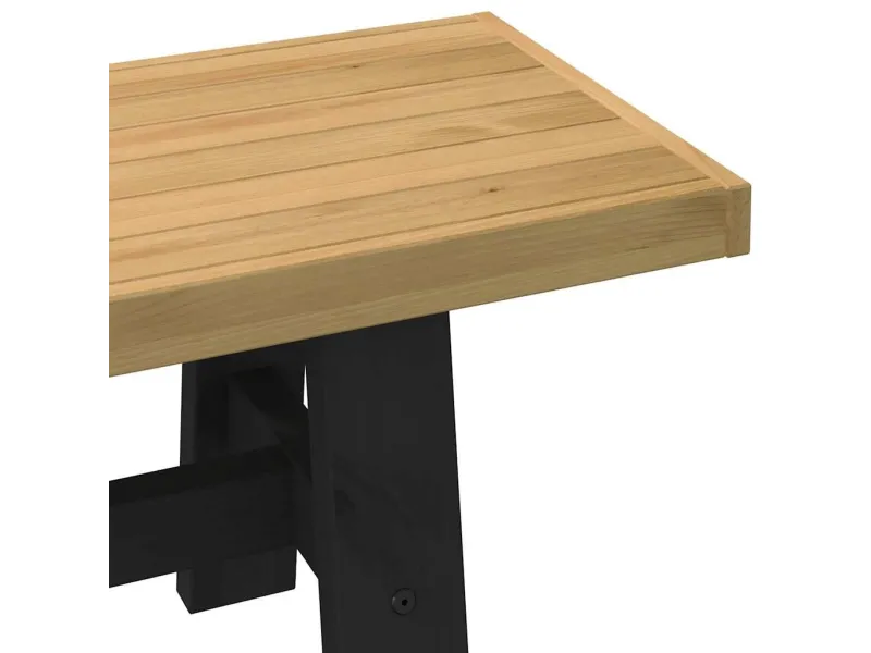 Banc à manger NOAIN pieds en forme de A 180x40x45 cm massif pin