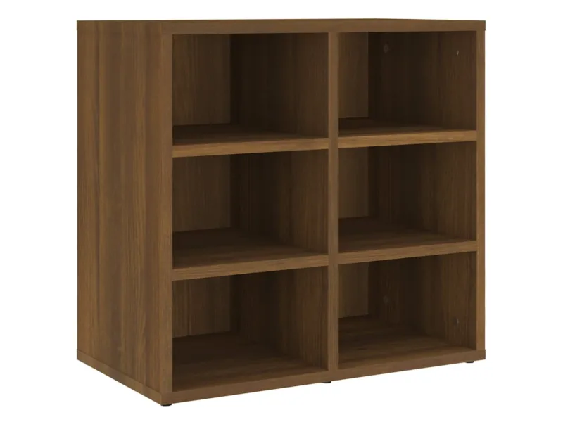 Armoires à chaussures 2 pcs Chêne marron 52,5x30x50 cm