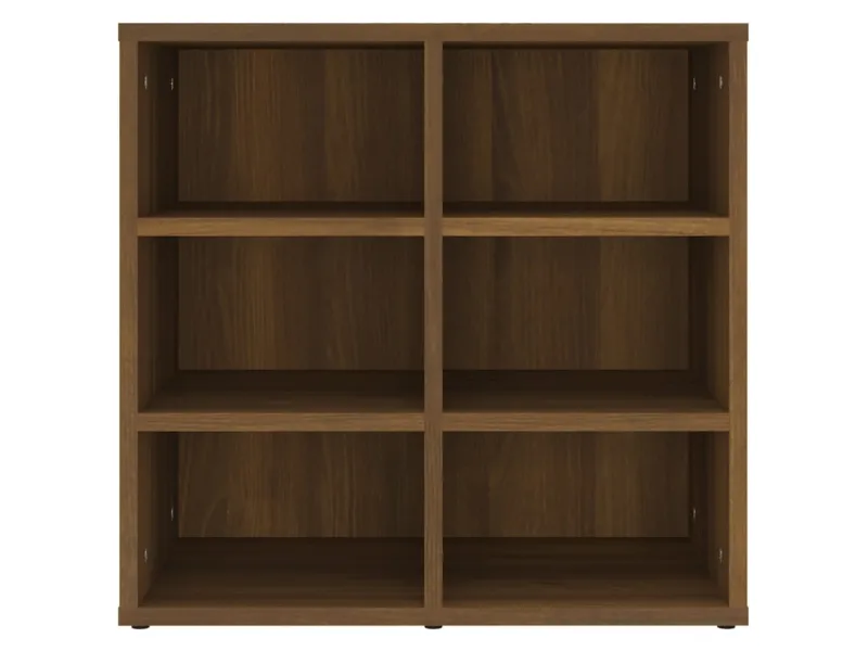 Armoires à chaussures 2 pcs Chêne marron 52,5x30x50 cm