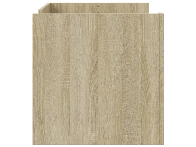 Table basse chêne sonoma 100x50x50 cm bois d'ingénierie