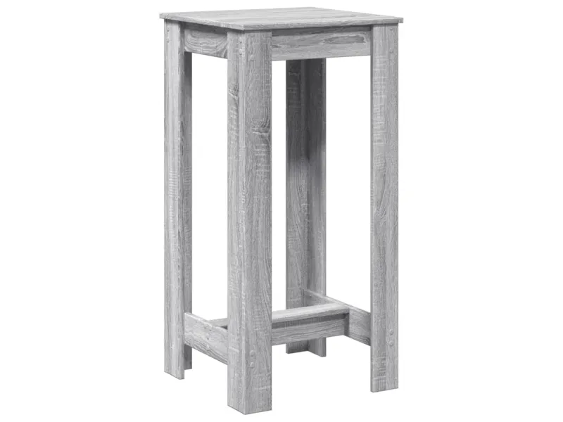 Table de bar sonoma gris 51x50x103,5 cm bois d'ingénierie