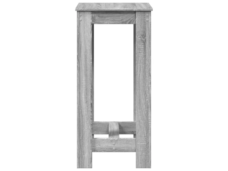 Table de bar sonoma gris 51x50x103,5 cm bois d'ingénierie