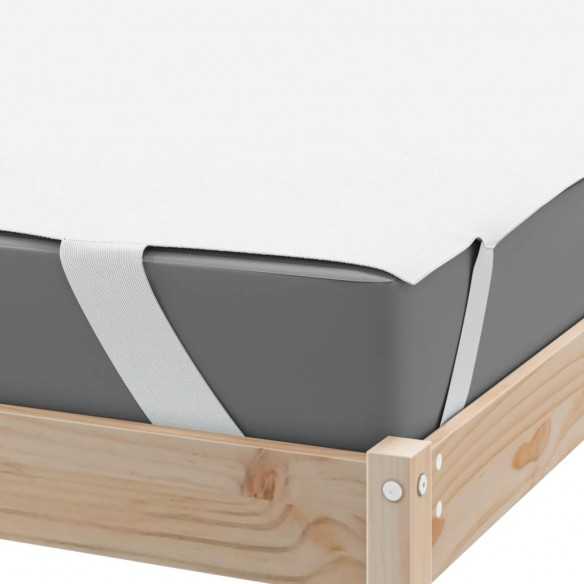 Protège-matelas blanc 160x200 cm imperméable