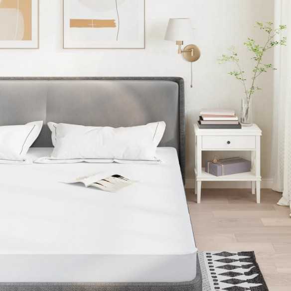 Protège-matelas blanc 90x200 cm imperméable