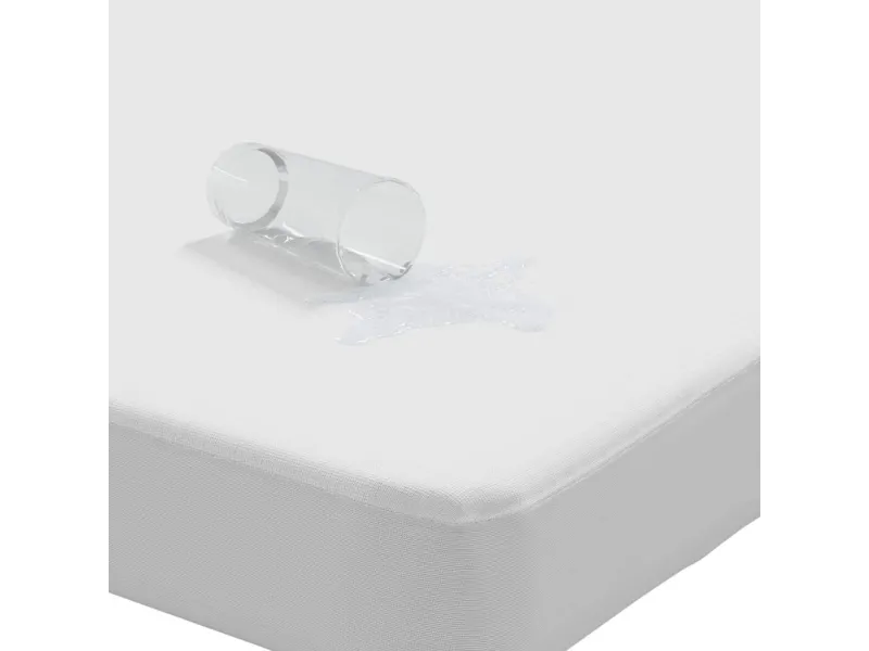Protège-matelas blanc 90x200 cm imperméable