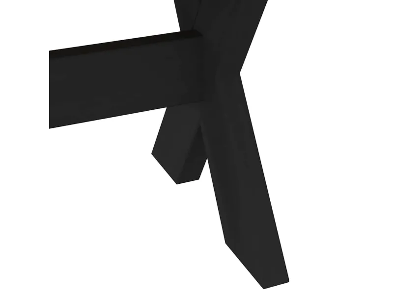 Banc à manger NOAIN pieds en forme de X 180x40x45 cm massif pin