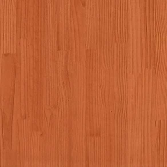 Étagères à chaussures murales 2 pcs cire marron 110x8,5x23,5 cm