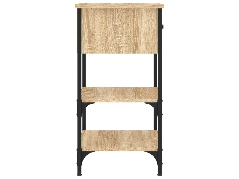 Table de chevet chêne sonoma 34x36x70 cm bois d'ingénierie