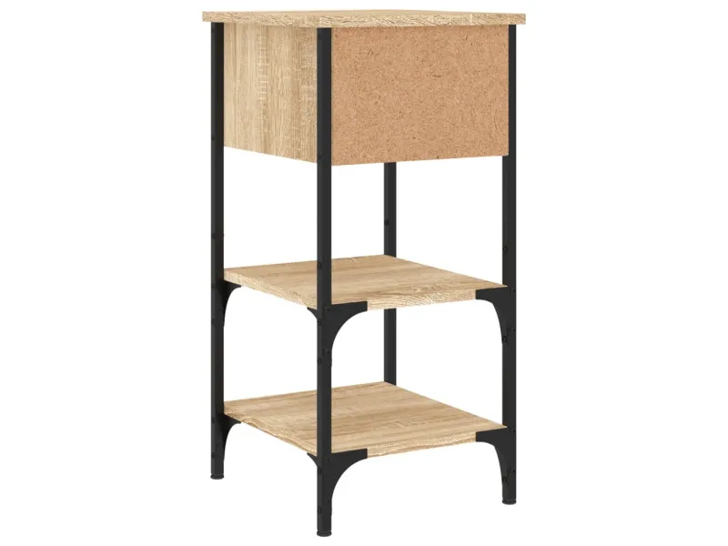 Table de chevet chêne sonoma 34x36x70 cm bois d'ingénierie