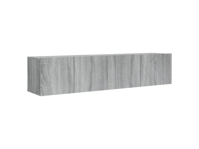 Ensemble de meubles TV 2 pcs Sonoma gris Bois d'ingénierie
