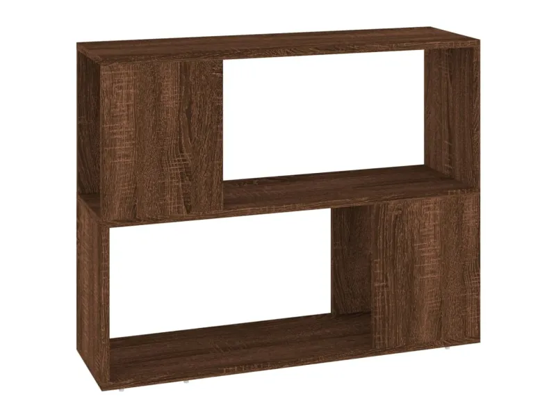 Bibliothèque/Séparateur de pièce Chêne marron 80x24x63 cm