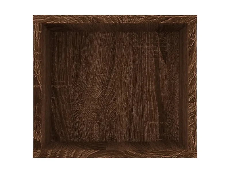 Armoire TV suspendue Chêne marron 100x30x26,5cm Bois Ingénierie