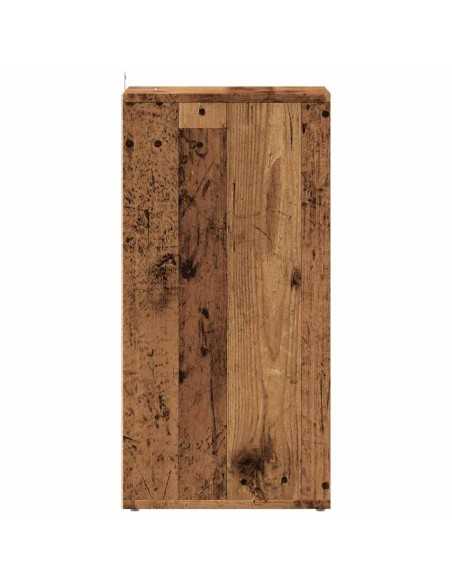 Armoire à chaussures vieux bois 32x35x70 cm bois d'ingénierie