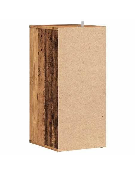 Armoire à chaussures vieux bois 32x35x70 cm bois d'ingénierie