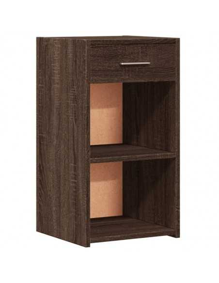 Tables de chevet 2pcs chêne marron 35x34x65cm bois d'ingénierie