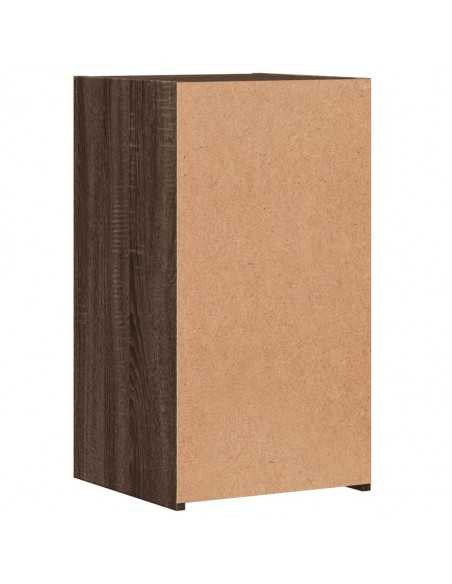 Tables de chevet 2pcs chêne marron 35x34x65cm bois d'ingénierie