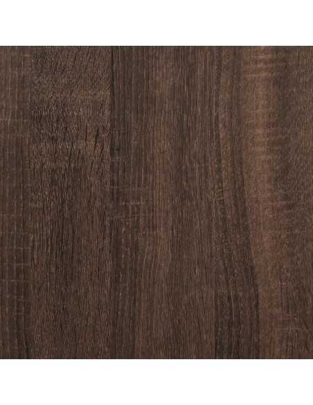 Tables de chevet 2pcs chêne marron 35x34x65cm bois d'ingénierie