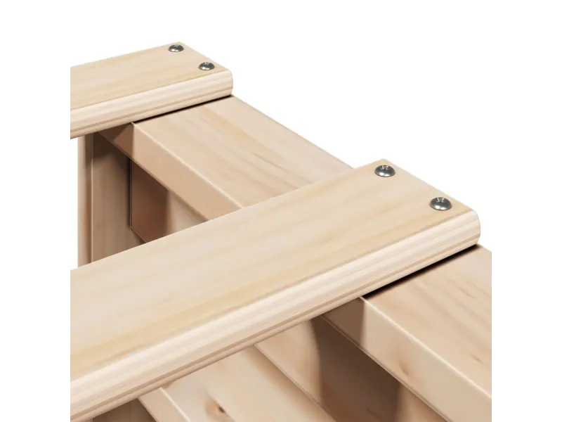 Cadre de lit sans matelas 150x200 cm bois de pin massif