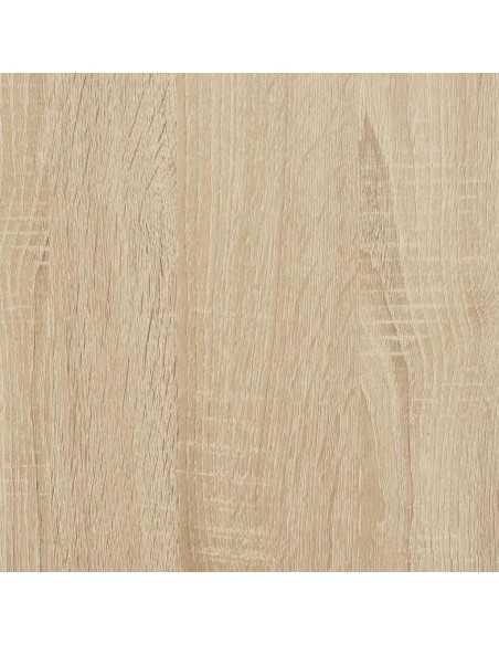 Banc à chaussures chêne sonoma 102x30,5x45 cm bois d'ingénierie