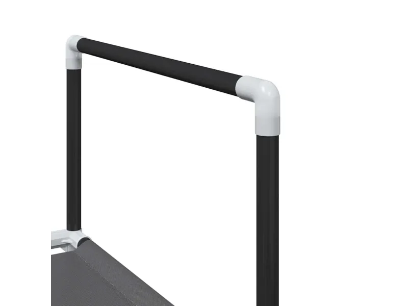 Étagère à chaussures 10 niveaux 44x28x180 cm tissu non-tissé