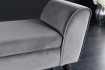Banc SCARLETT 90 cm – Élégance et modernité en velours gris