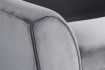 Banc SCARLETT 90 cm – Élégance et modernité en velours gris