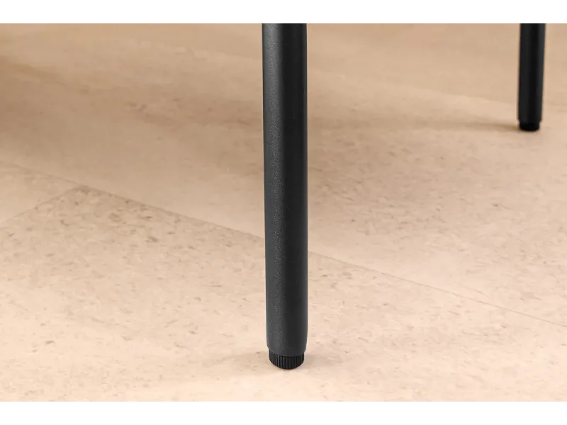 Banc design de 160cm en bois acacia coloris naturel et anthracite B...