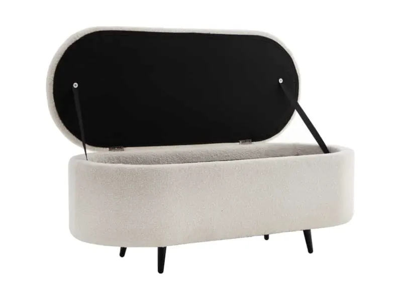 Banc design de 160cm en bois acacia coloris naturel et anthracite B...