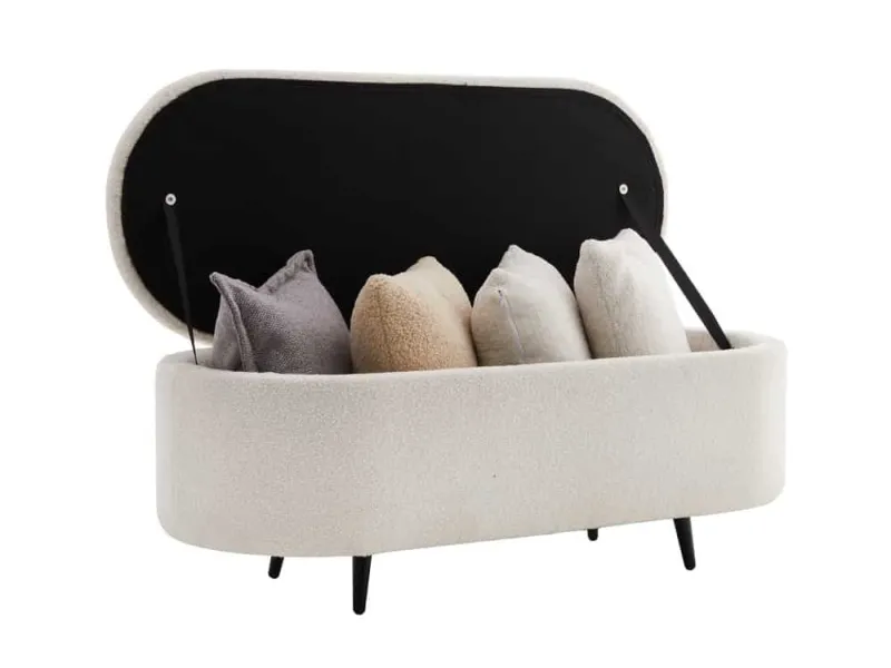 Banc design de 160cm en bois acacia coloris naturel et anthracite B...