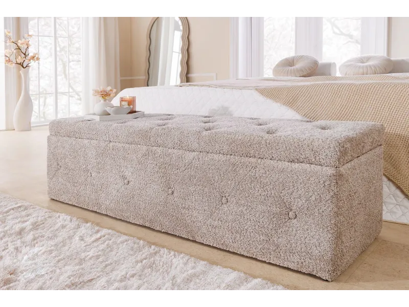 Banc design de 160cm en bois acacia coloris naturel et anthracite B...