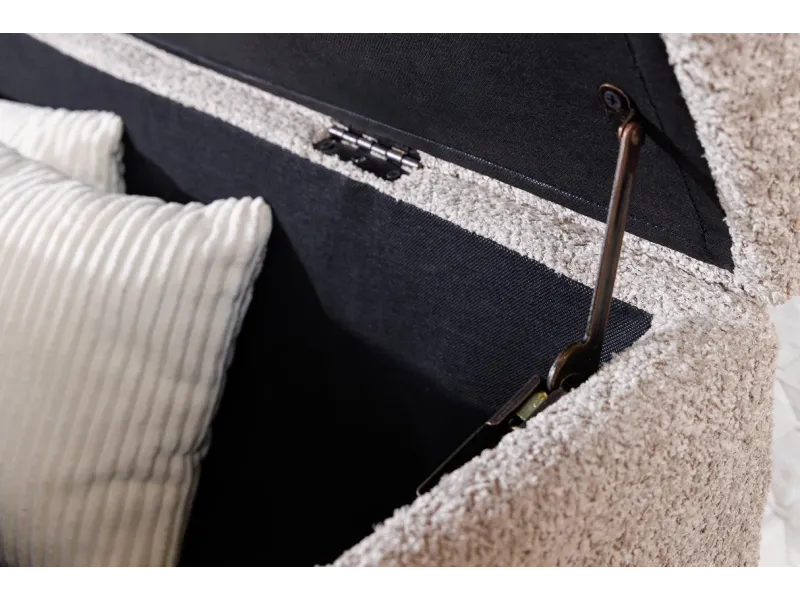 Banc design de 160cm en bois acacia coloris naturel et anthracite B...