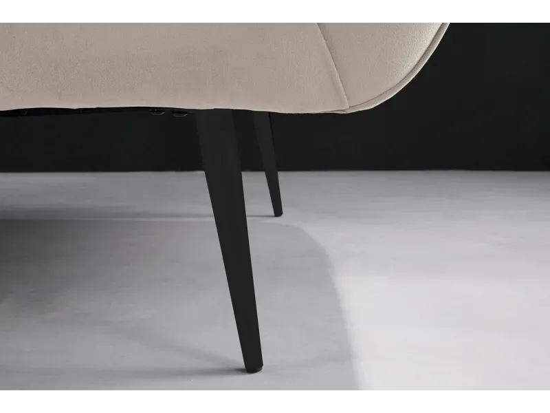 Canapé vert émeraude style rétro 225cm pas cher